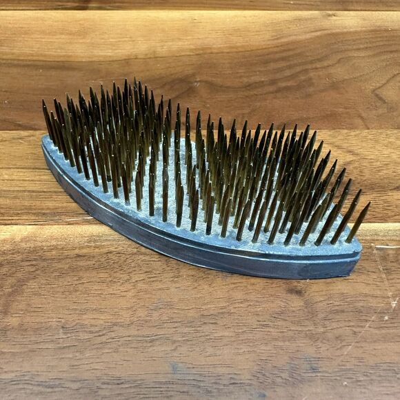 Two's Company Ikebana Pin Arranger Fan Shape Florist Frog Flower Arrangement - Picture 6 of 10